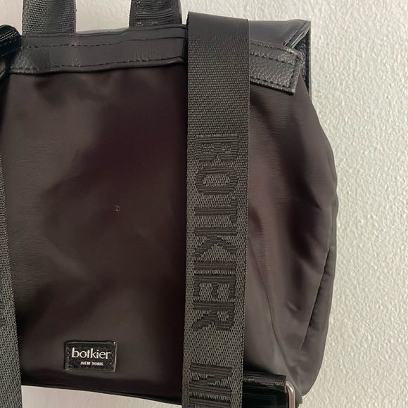 Botkier Mini Nylon and Leather Black Backpack - Picture 8 of 11